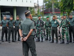 BERIKAN JAM PIMPINAN, DANREM 151/BINAIYA TEKANKAN PENTINGNYA JAGA FAKTOR KEAMANAN DAN KESEHATA