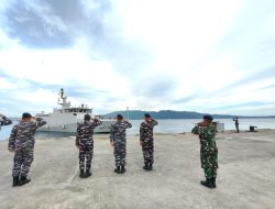 Bertolak dari Dermaga Tawiri Kodaeral lX, KRI Hampala-880 dan KRI Gulamah-869 Jalankan Misi Keamanan Laut