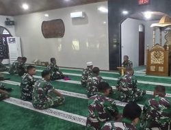 Personel Kodaeral lX Ikuti Kausri Agama Bertajuk Manfaat Disiplin Dalam Islam
