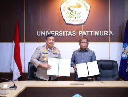 Perkuat Polri Presisi Berbasis Riset, Polda Maluku dan Universitas Pattimura Teken PKS dan Luncurkan Pusat Studi Kepolisian