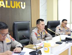 Kapolda Maluku pimpin rapat kesiapan Pengamanan Paskah dan Tradisi Pukul Sapu