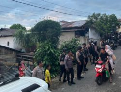 Kepolisian turun Lakukan Pengamanan tawuran antar Remaja di Kawasan Lorong Sumatra