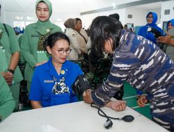 Kodaeral lX Tuan Rumah Aksi Donor Darah Serentak Apel Bersama Wanita TNI dan HUT ke-62 Dharma Pertiwi 2026