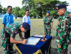 Jaga Kualitas dan Kapabilitas Proses Penerimaan Prajurit TNI AL, Kodaeral lX Gelar Penandatanganan Pakta Integritas