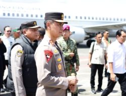 Kapolda Maluku Bersama Satgas PKH Tinjau Langsung Lokasi Tambang Ilegal Gunung Botak dari Udara