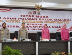 Hadiri Acara Tatap Muka Ibu Asuh Dan Polwan Polda Maluku, Karo SDM Dorong Perkuat Profesionalisme dan Humanisme Polwan dalam Pelayanan Publik
