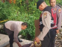 Polisi Evakuasi Jenazah Perempuan di Muara Sungai Wai Ruhu Ambon