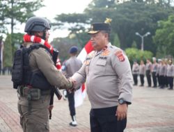 Satgas Amole II Polda Maluku Tuntaskan Misi Pengamanan Freeport, Seluruh Personel Kembali Aman