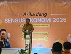 Wali Kota Ambon Buka Sensus Ekonomi 2026 Strategis